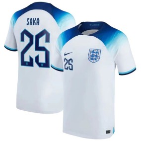 Prima Maglia Inghilterra Mondiali 2022 Bukayo Saka 25